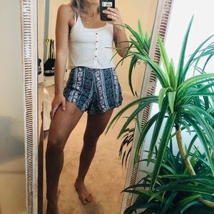 Flowy pac sun patterned shorts